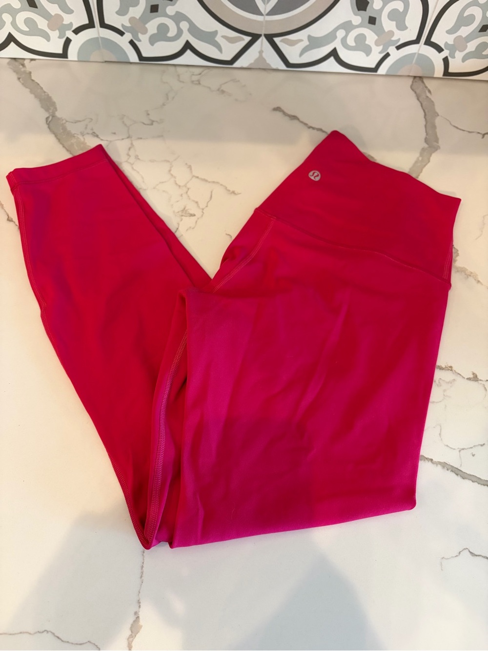 lululemon athletica Bright Pink High-Rise Leggings